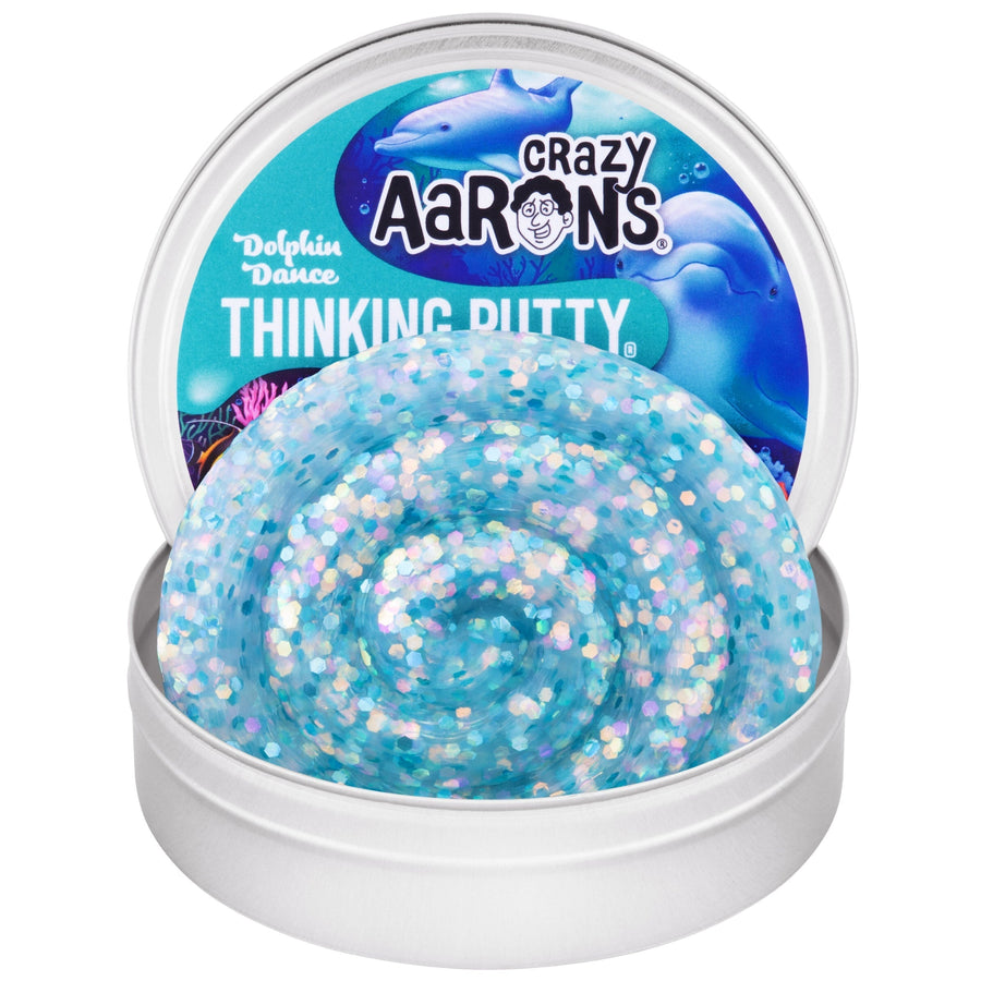 Dolphin Dance - 3.5" Thinking Putty Tin N3